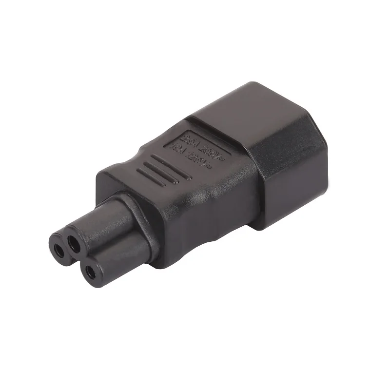 C14-C5 адаптер питания переменного тока IEC320 C14 в C15 Разъем конвертер гнездо Папа-мама