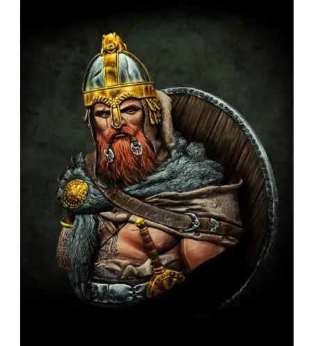 

New Unassembled 1/10 Viking pride ancient soldier bust Resin Kit DIY Toys Unpainted resin model