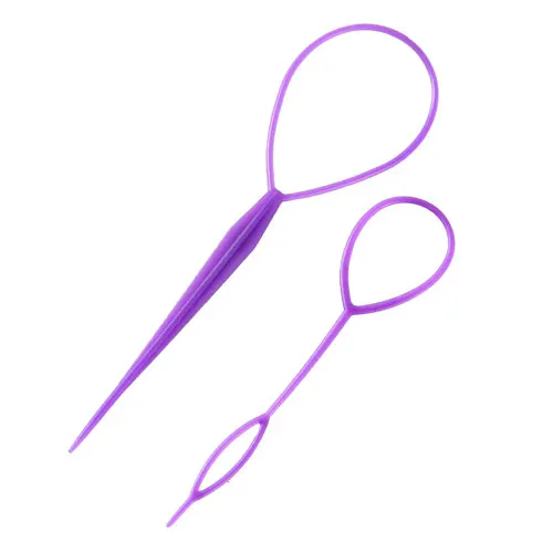 Style A-purple M MISM 2 шт., стильные Инструменты для укладки волос, аксессуары для волос, заколка для волос, диск для женщин, девочек, детей, сделай сам, шпильки - Цвет: Style A-purple