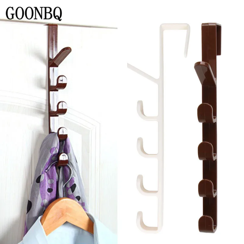 GOONBQ 1 шт. крючок для шкафа, Пластиковая шляпа, сумка для одежды, вешалка, держатель для кухонного шкафа, сзади, мешки для мусора, органайзер, полка для хранения