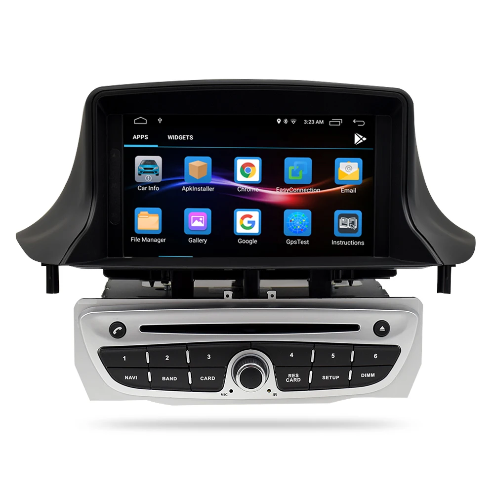 Автомобильный DVD мультимедийный плеер IPS Android 9 1 для Renault Megane 3 2009 2010 2011 2012 Fluence 2 Din GPS