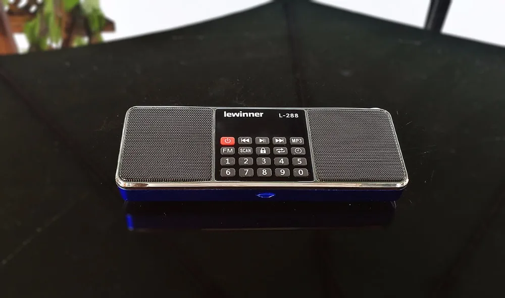 lewinner L-288 портативный fm-радио динамик музыкальный плеер с TF картой USB диск вход ЖК-экран динамик s
