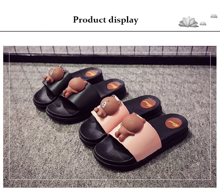 Забавные тапочки; женские домашние тапочки; Вьетнамки; Zapatillas de mujer Pantofle damskie; домашние тапочки с животными; тапочки без застежки