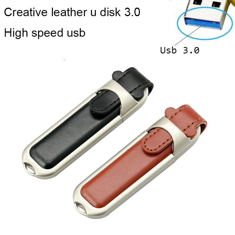 Высокая скорость! Новая Кожаная Цепочка USB 3 0 usb накопитель флэш-накопитель u-диск