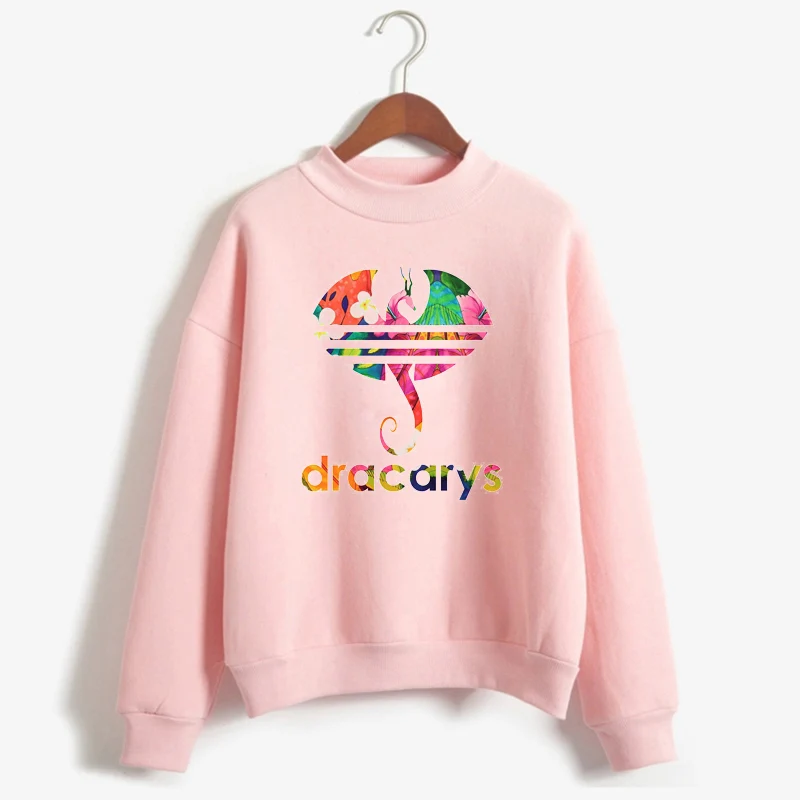 PK New Brand Dracarys Hoodies Sweatshirts Women Autumn Hip Hop korean Clothes Game of thrones Coats Plus Size kpop tumblr tops - Цвет: PK