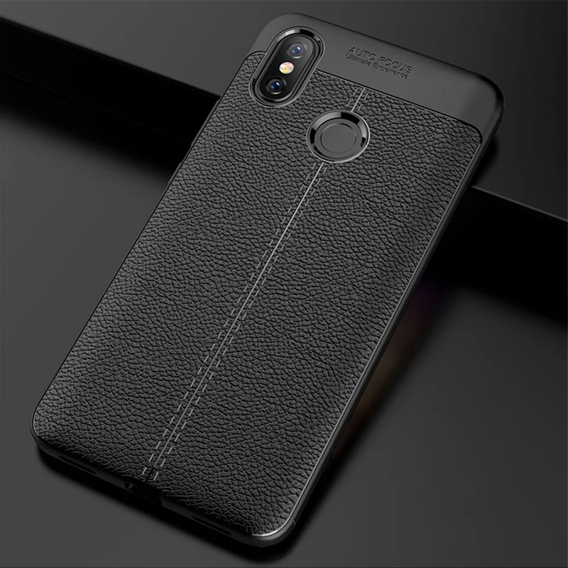 TPU чехол для телефона Xiaomi Mi макс 3 противоударный кожи зернистой защитный бампер
