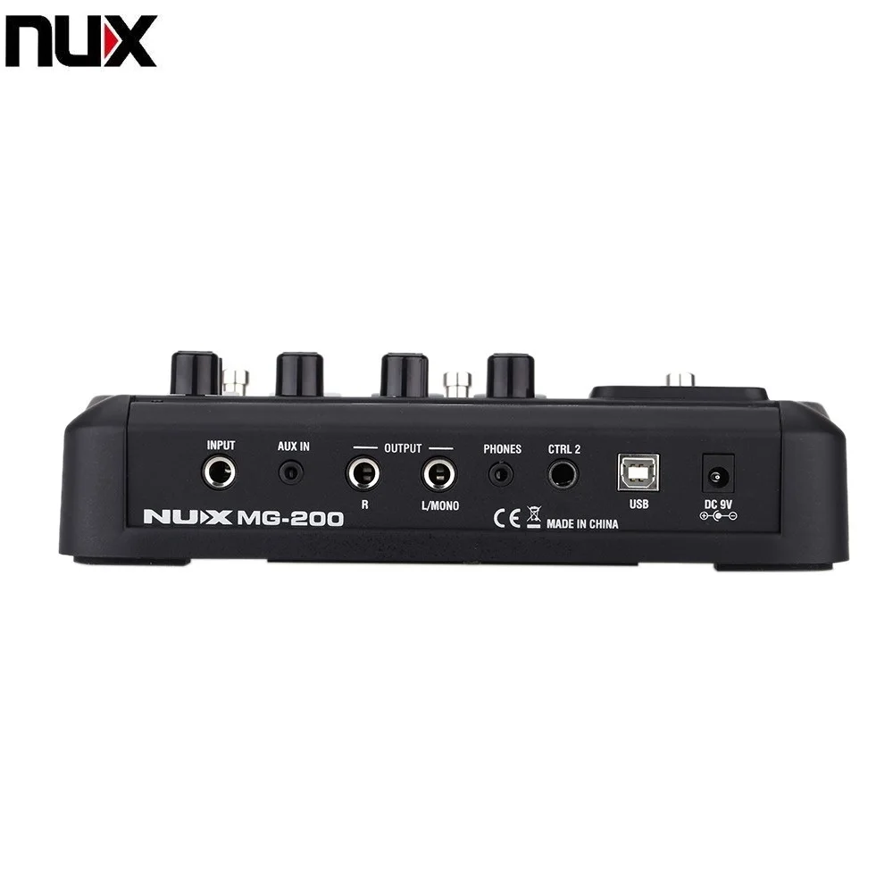 NUX MG-200 Гитарный процессор моделирования гитарный мульти-процессор эффектов с 55 эффектными моделями высшего качества