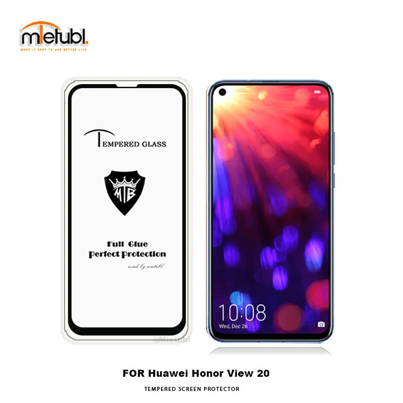 Защитная пленка для экрана из закаленного стекла с полным клеем Huawei Honor 20 Pro YAL L21 L41