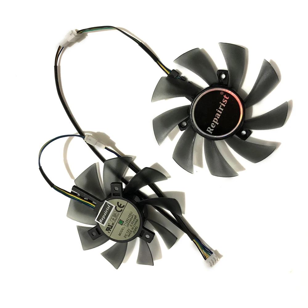 MS-RX570 4G M.3 M.4 GPU VGA альтернативный охлаждающий вентилятор охлаждения для MAXSUN RX 570 4G/8G