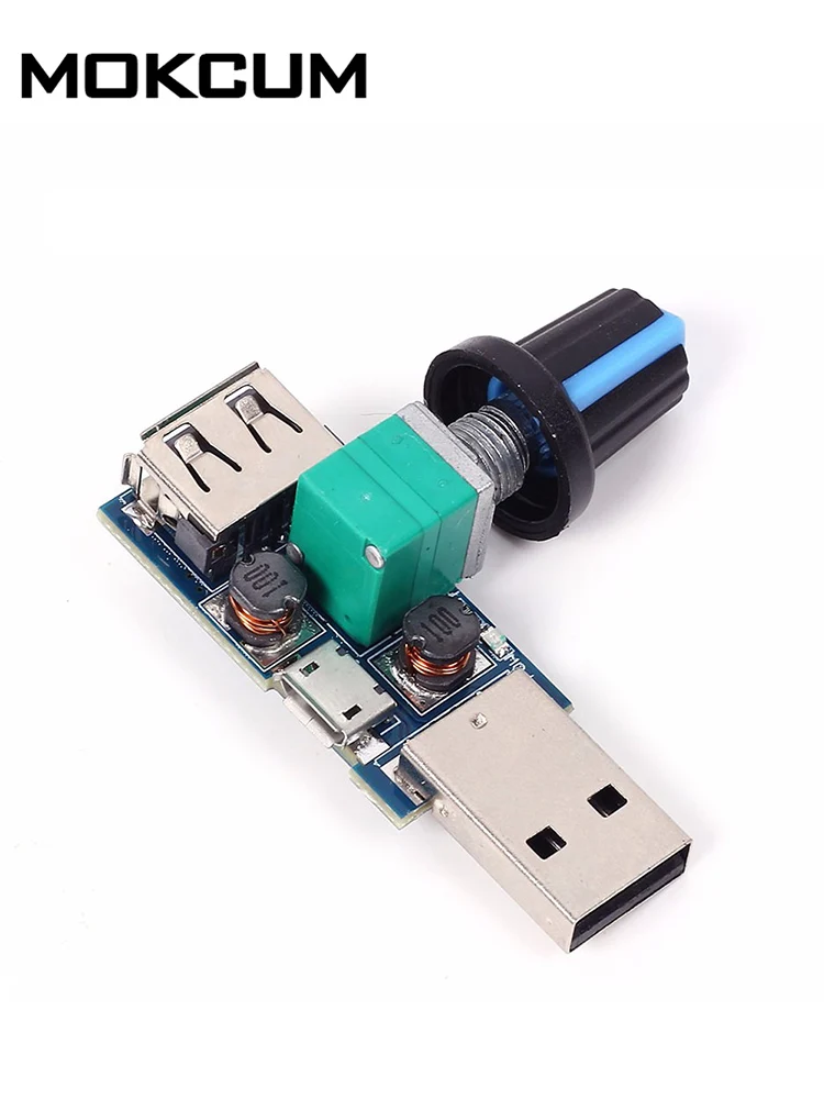 5 Вт XY FS USB вентилятор бесступенчатый регулятор Скорость вентилятора модуль