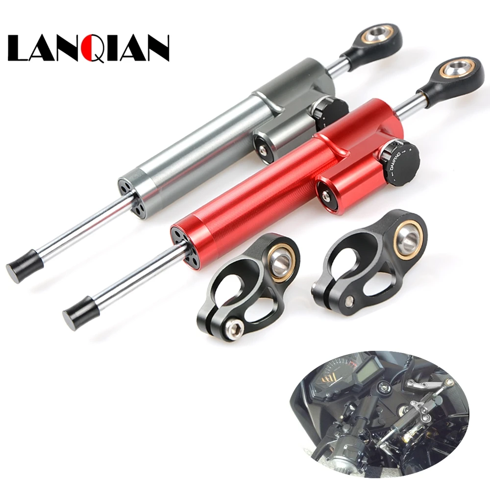 

For Yamaha T-Max 500 T-Max 530 XJ6 XJR 1300/Racer XSR 700 900 Motorcycle Stabilizer Damper Complete Steering Mounting Bracket