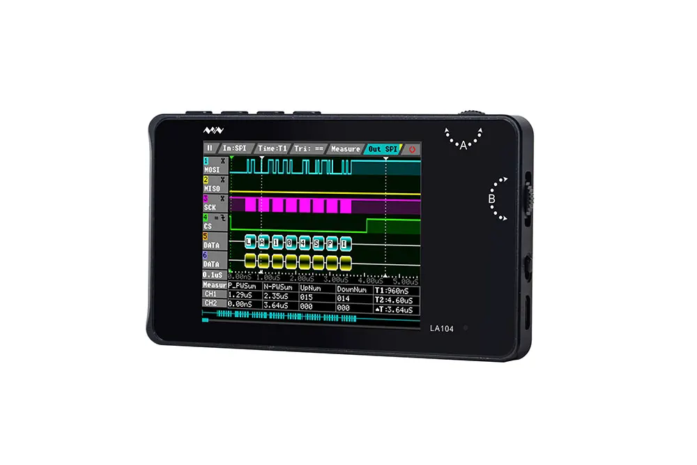 Мини DSO lcd 2," экран цифровой 4ch USB логический анализатор осциллограф 100 м Частота дискретизации памяти 8 м режим SPI, iec, PWM