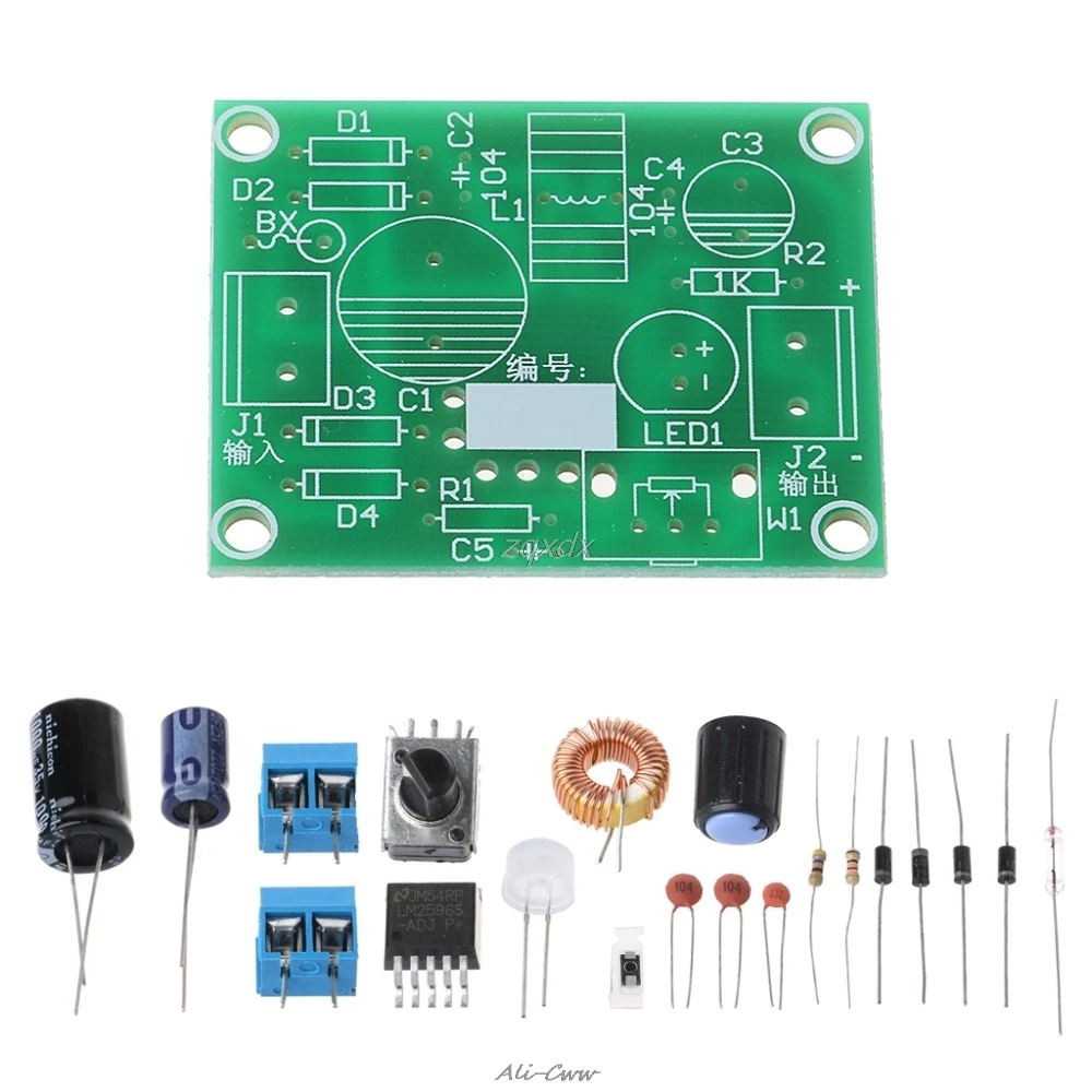 LM2596 DIY Kit стабилизаторы напряжения регулируемые Понижающие блоки питания