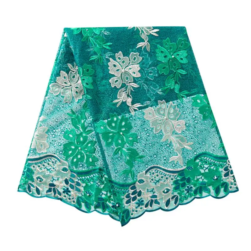 3dflower водяная круглая с бисером LULU imbroidery кружевная французская чистая ткань