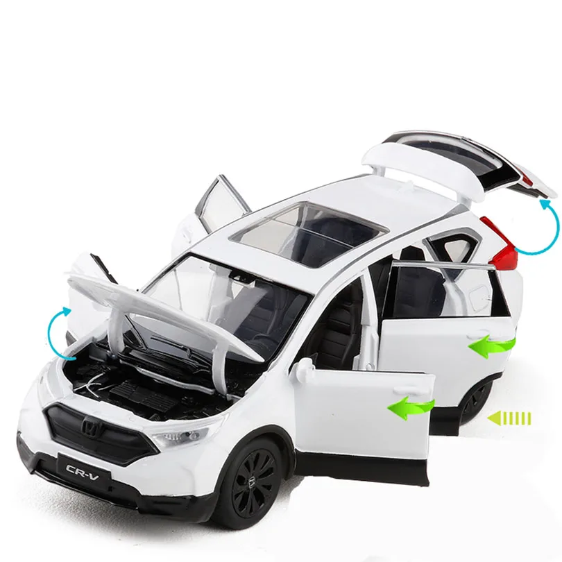 Модель супер-автомобиля CRV 1/32 детские игрушки из сплава с тяговым эффектом