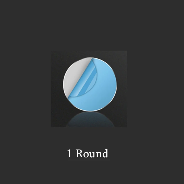 1Round Металлическая пластина-диск iron Shee магнит держатель мобильного телефона для iPhone X 6S магнитный держатель на вентиляционное отверстие автомобиля Подставка для телефона - Цвет: 1Round