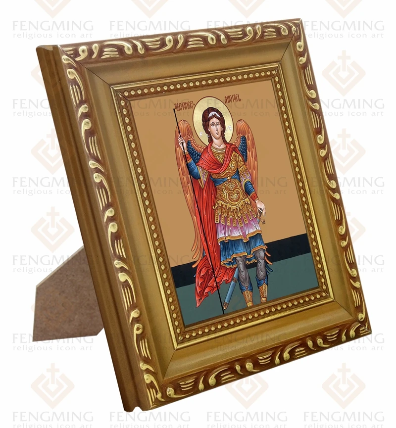 Высококачественные товары для православной церкви lcon of Archangel Michael деревянная