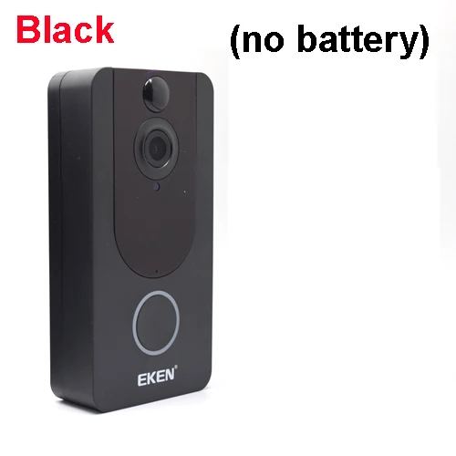 Option 1 EKEN V7 1080P Wifi беспроводная видео Dorbell визуальная домофон камера с колокольчиком ночного видения PIR датчик движения управление приложением - Цвет: Option 1