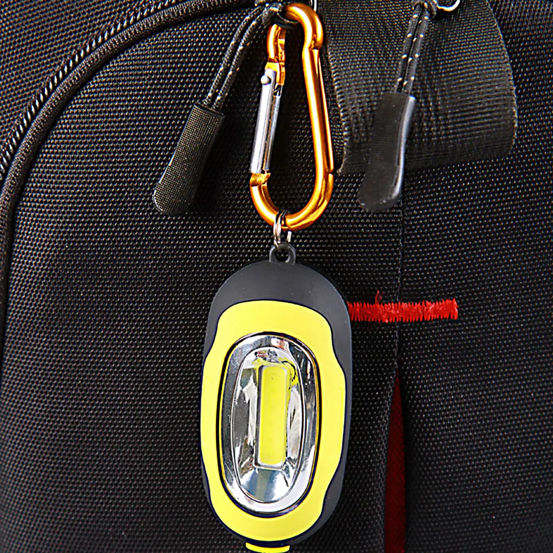 

Mini Light 3 Modes Outdoor Hanging Handy COB LED Keychain Flashlight Camping Lamp For Tent Fishing