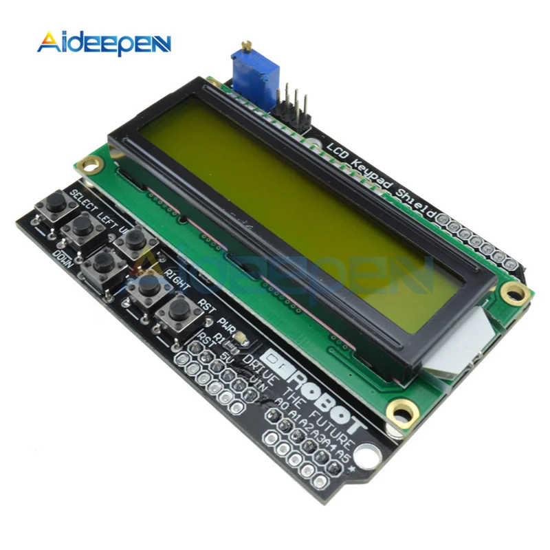 1602 ЖК-модуль RGB Синий/Желтый экран MCP23017 16x2 IIC IEC адаптер плата расширения для Arduino Mega UNO R3 робот 3,3 V 5V