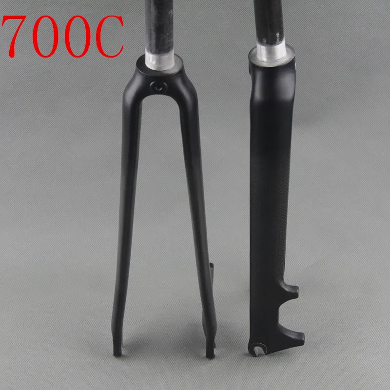 Вилка для дорожного велосипеда из углеродного волокна 3k 28 6 мм 700c|bicycle fork|road bike