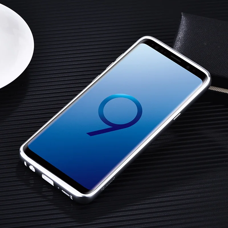 Для samsung Galaxy S9/S8 Plus чехол Роскошный металлический алюминиевый бампер чехол из углеродного волокна Защитный чехол s для samsung Galaxy S9 S8 чехол