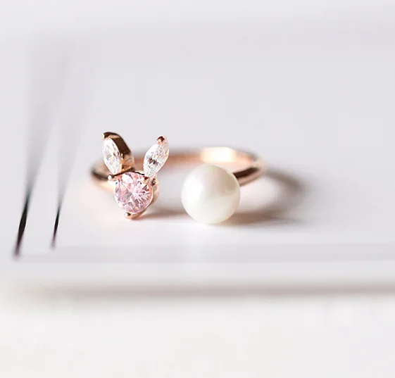 Женское Винтажное кольцо из серебра 100% пробы с фианитом|adjustable rings for women|open ringrings
