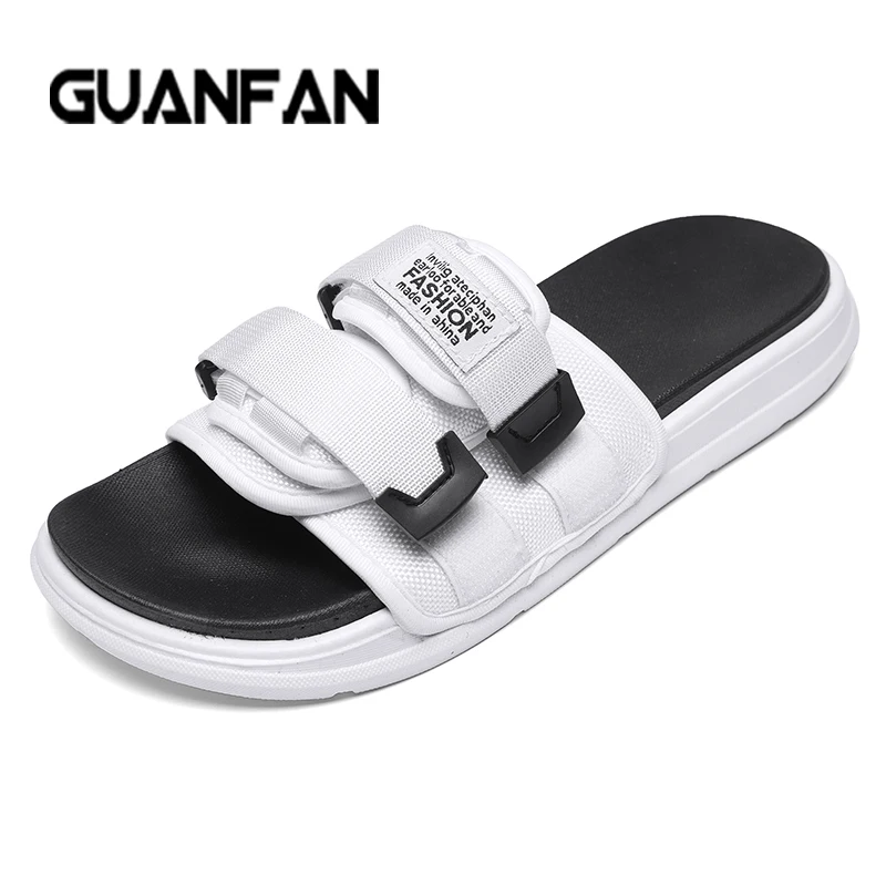 Guanfan/популярные сандалии мужские летние шлепанцы коллекция 2019 года модные