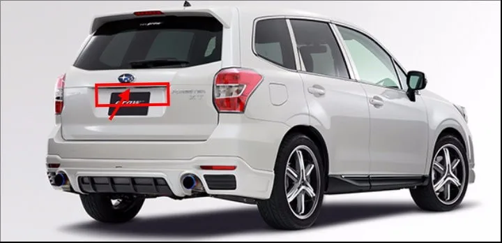 Liandlee для Subaru Forester SJ 2012~, лазерный противотуманный светильник Cauda, Предупреждение льный светильник, противотуманные фары, безопасный привод