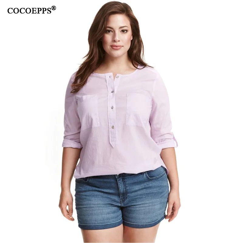 Модные Футболки 2017 Летние Карманы Кнопка Топы Свободные Повседневная Работа