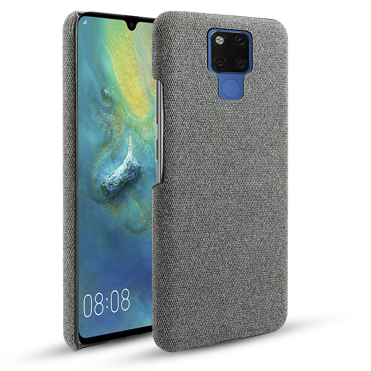 Для huawei mate 20X5G чехол Тонкий ретро тканый материал ткань против царапин ПК Жесткий Чехол для huawei mate 30 Pro mate 30 Lite чехол