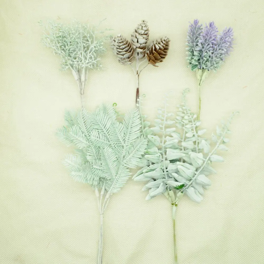 6 шт./пряди Искусственные пластиковые цветы лаванды искусственные растения diy