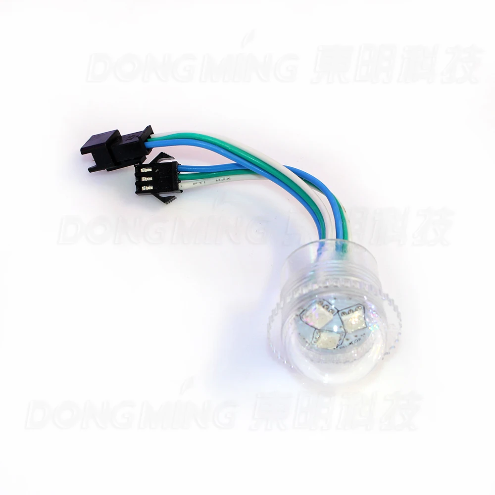 Оптовая продажа 200 шт. IP68 светодиодные пиксельные модули d26мм 3 светодиода 5050 SMD RGB