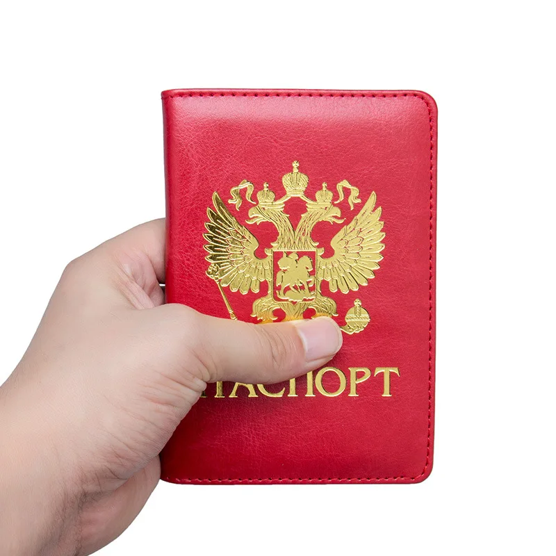 2018 Дорожный Чехол из искусственной кожи для русского бизнеса Обложка паспорта