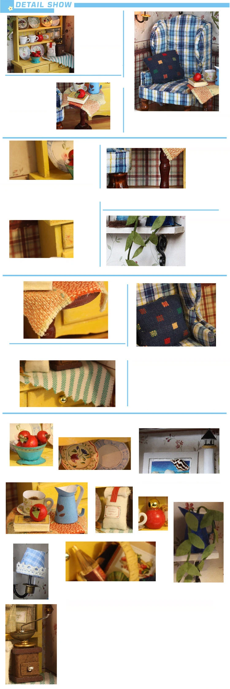 DIY Кукольный дом деревянные кукольные домики миниатюрный DIY кукольный домик мебель комплект фоторамка игрушки ручной работы для детей подарок украшения игрушки