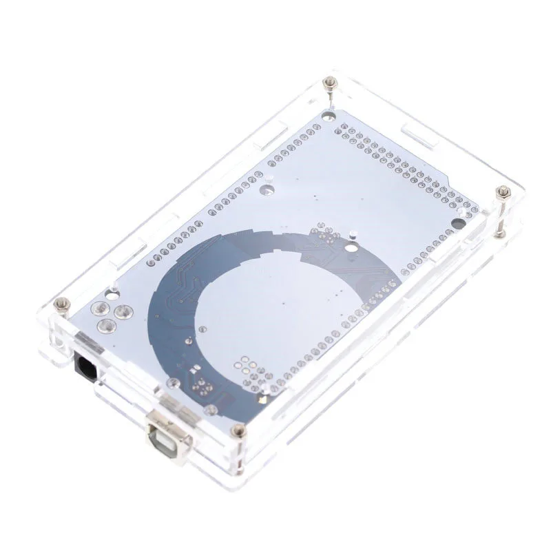 Прозрачный глянцевый акриловый корпус совместимый для arduino Mega 2560 R3 чехол