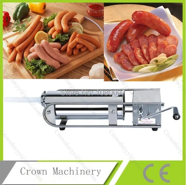 Коммерческая горизонтальная быстрая колбасная машина 7 л|machine indicator|fillermachine spiral |