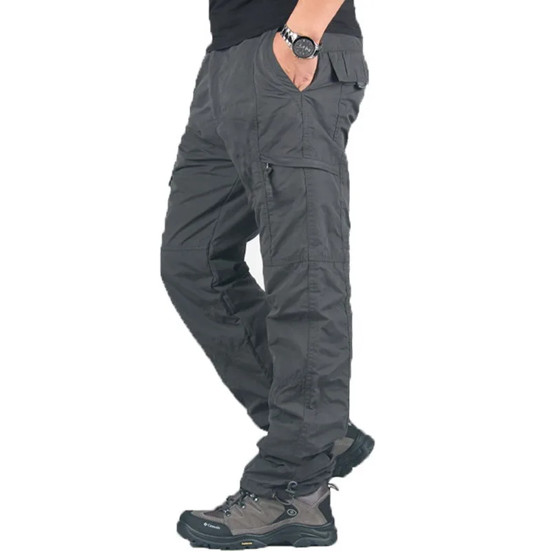 Зимние мужские утепленные Свободные флисовые теплые плюшевые комбинезоны