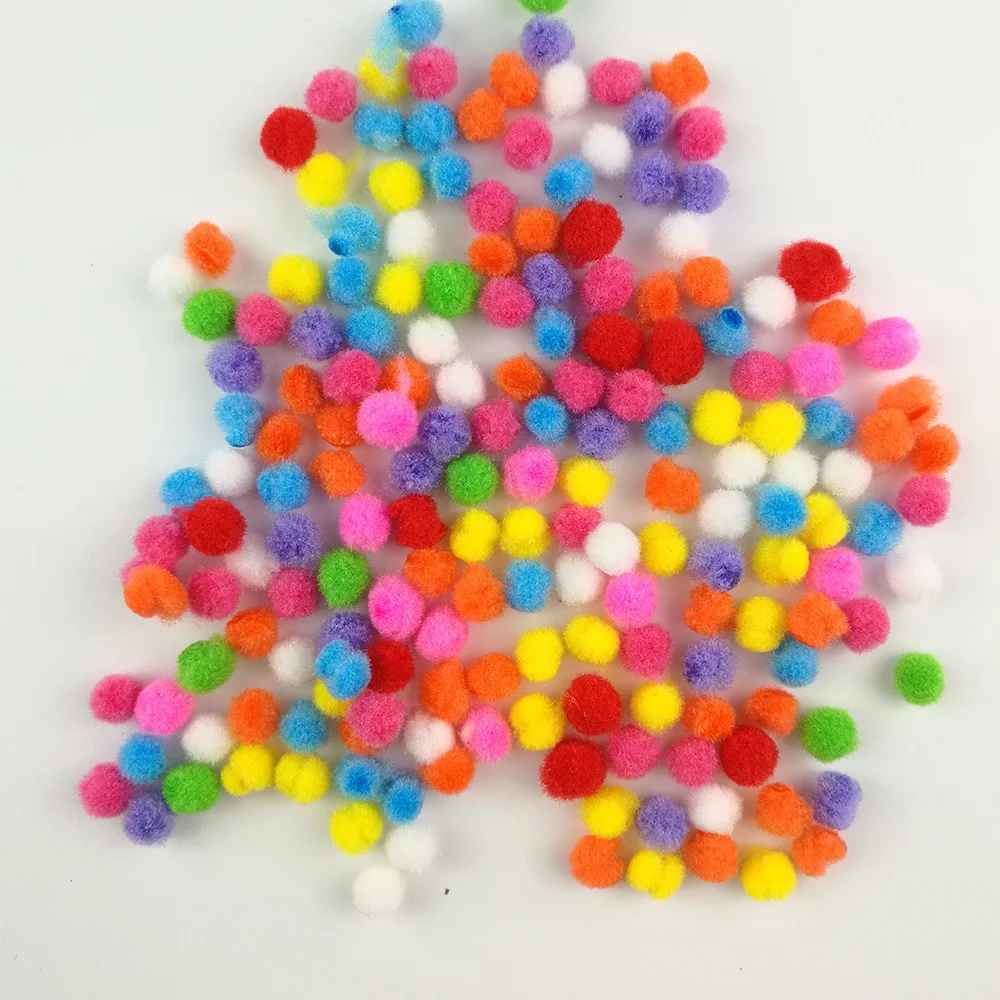 100 шт. мягкие помпоны для украшения дома и свадьбы 15 мм|craft pom poms balls|pompom ballsball toy |