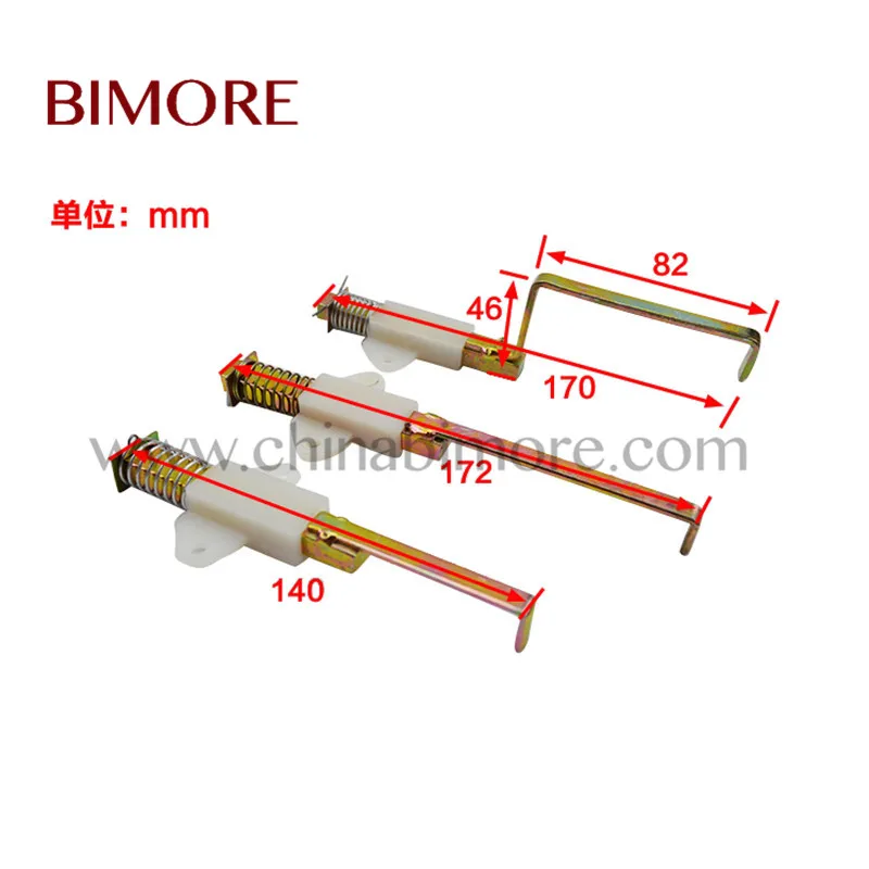 

10 Pieces BIMORE Elevator 161 Bar Lock Hook Lock 170mm Bend
