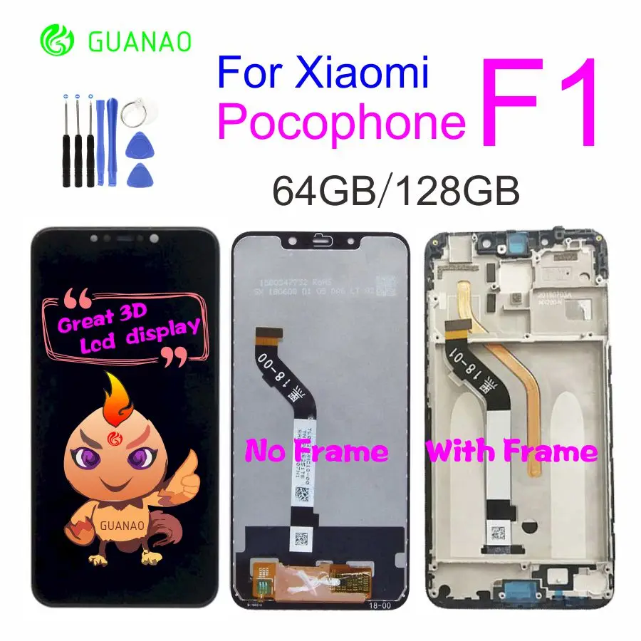 ЖК дисплей AAA с рамкой для Xiaomi Redmi 4X сменный xiaomi дигитайзер в сборе|Экраны
