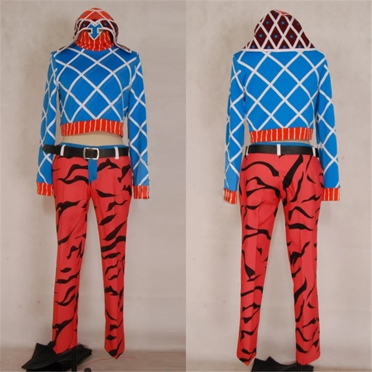 JoJo приключения Джоджо Косплэй Гвидо Mista Верхняя одежда Костюмы униформы полный