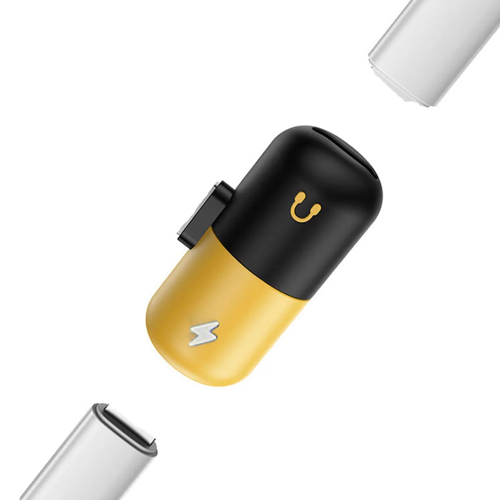 Dual 2 in1 Adapter Audio Charging Listening Calling Connector For iphone X 8 7 Plus XS Lighting Headphone Adapter AUX Splitter