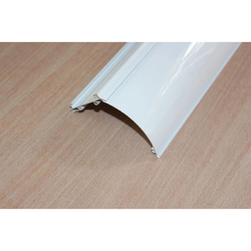 Zebra Curtain Cover Rolling Shutter Accessories Curtain Track White Aluminum Alloy Durable Roller Blind Head Track