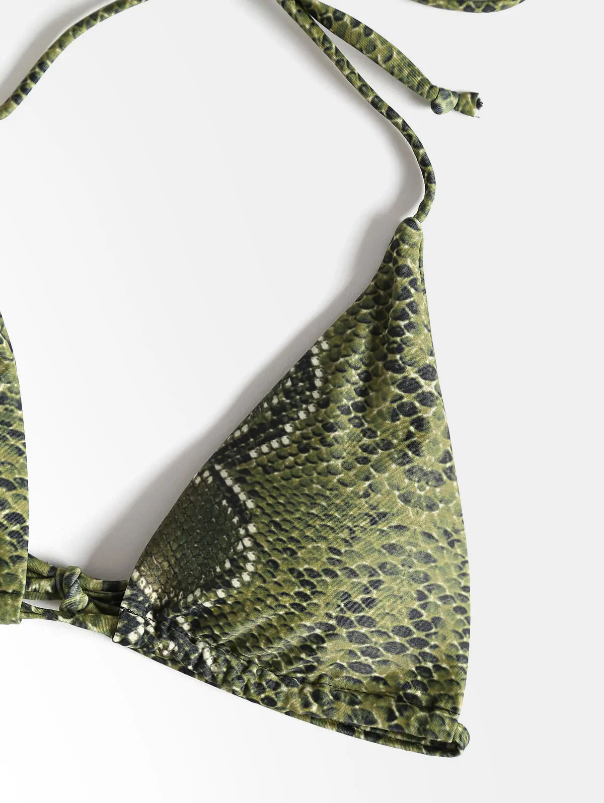 Женский купальник-бикини с высокой талией ZAFUL змеиный купальник 2019 |