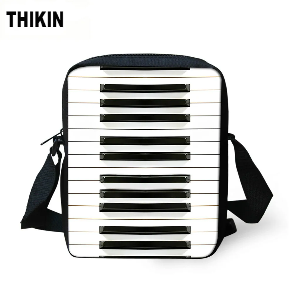 Детская сумка мессенджер THIKIN Piano Key прочная дорожная через плечо для музыки и нот