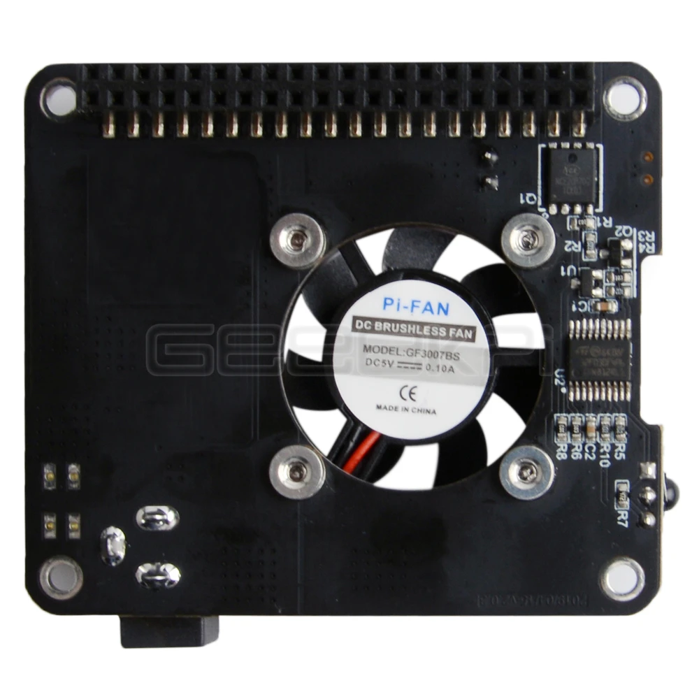 GeeekPi DockerPi плата питания для Raspberry Pi 4B и 3B+ и все платформы питания Авто Вентилятор охлаждения Плата расширения