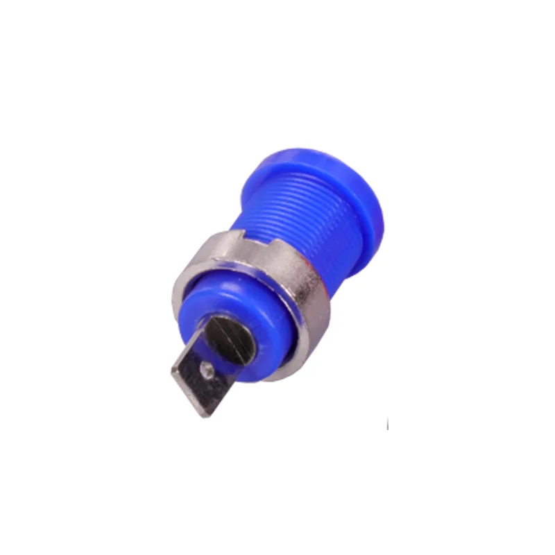 Штепсельные вилки типа банан 5 шт. черный + красный синий желтый зеленый гнездовой