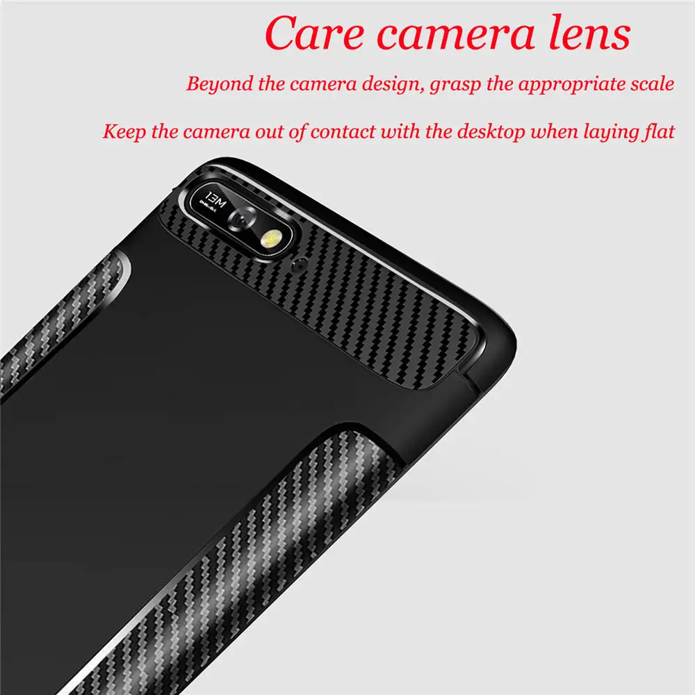Matte Phone Covers Cases For HUAWEI Honor 7A 16GB 32GB Carbon Case Honor7A Pro Dual Soft Silicon TPU Mens Woman |