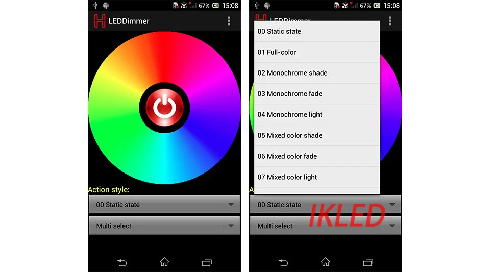 Светодиодная лента RGBWW контроллер, wifi контроллер, android app, max 4A/route, led Wi-Fi затемнитель, для RGB, RGBW, RGBWW полоса, wifi Пульт дистанционного управления